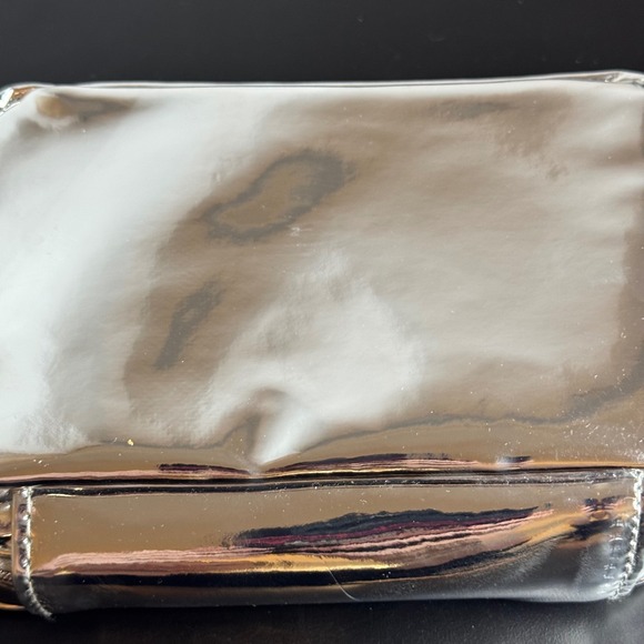 Viral Sardine Can Shiny Bag Embroidered Textured Cosmetic Pouch‎ Funky Unique - Picture 8 of 15